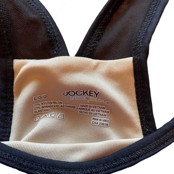 Jockey Women's Stretch Activewear Racerback
Tank Top - Built in Bra Size Large - Picture 3 of 6